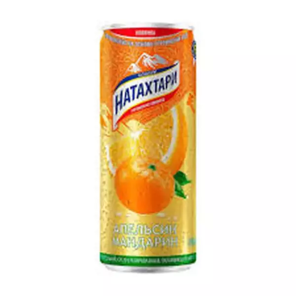 Лимонад Натахтари Апельсин-Мандарин 0,33л (ж/б)