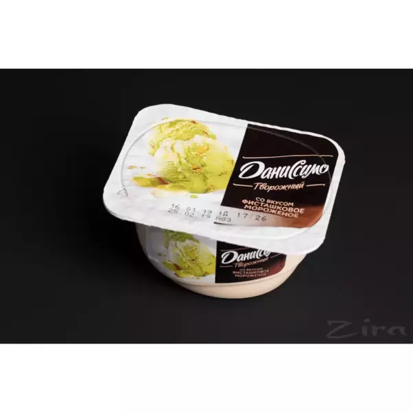 Йогурт Даниссимо со вкусом фисташкого мороженого 2,5 % 100 гр*24