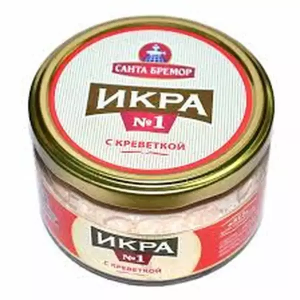 Икра деликат.с креветкой 180гр с/б