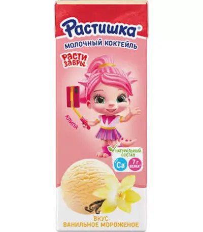 Коктейль Растишка Ванильное Мороженое 210гр