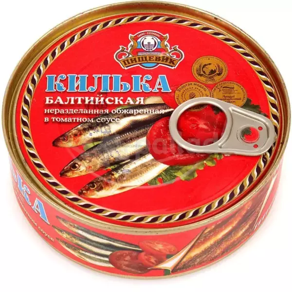Килька Штурвал балтийская обжаренная в т/с 240гр ключ  1/48