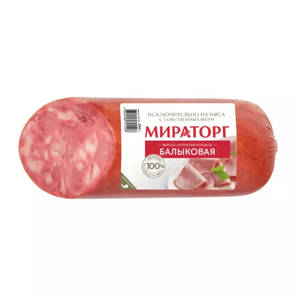 Колбаса Балыковая в/к ОХЛ 300г*6 МИРАТОРГ