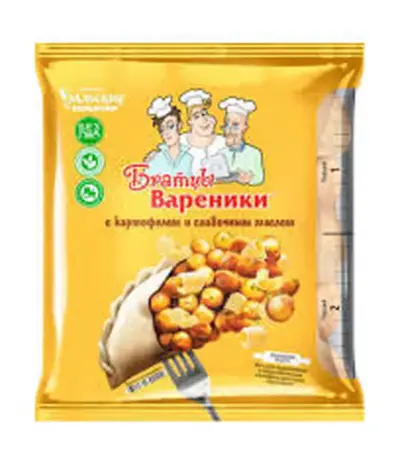 Вареники Братцы с картоф.и сливоч.маслом 750гр