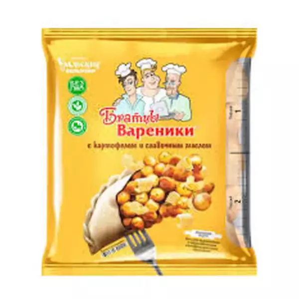 Вареники Братцы с картоф.и сливоч.маслом 750гр