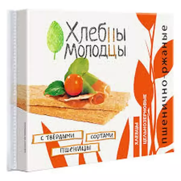 Хлебцы-Молодцы Пшенично/Ржаные 100гр/36