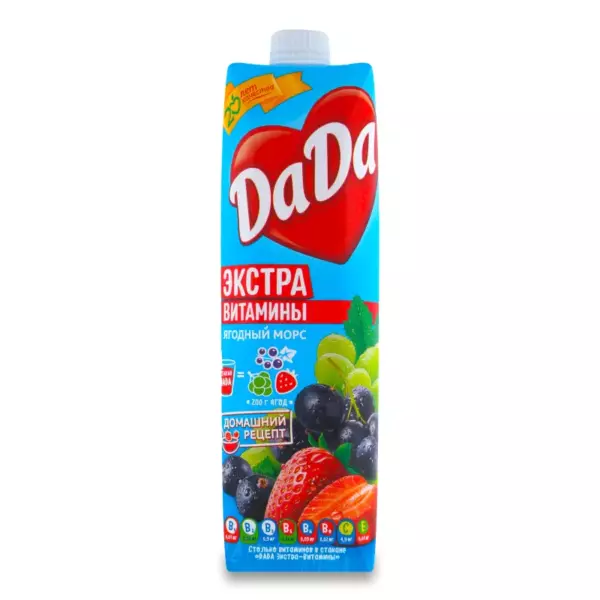 DaDa Экстра витамины мультиягоды 0.95