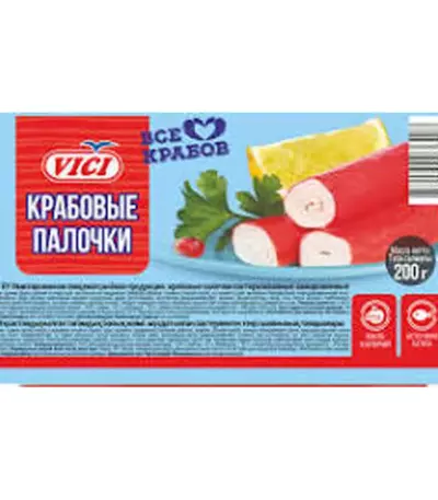 Краб.палочки "Душа океана" 200гр