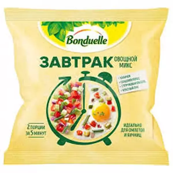 Bonduelle Овощной микс для завтрака с кабачком 200гр