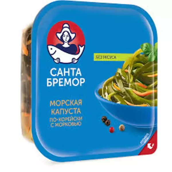Капуста морская марин. по корейски с морковью 200гр