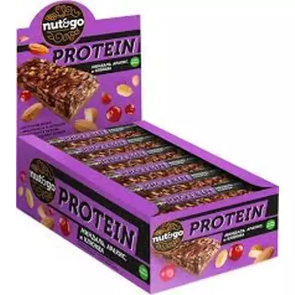 Батончик Protein Nut&GO миндаль,клюква,арахис 36гр