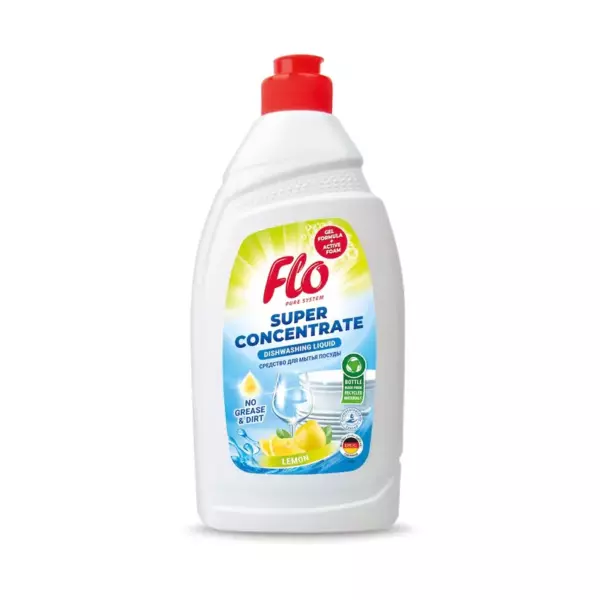 Жидкость для посуды FLO PURE LEMON 500ml