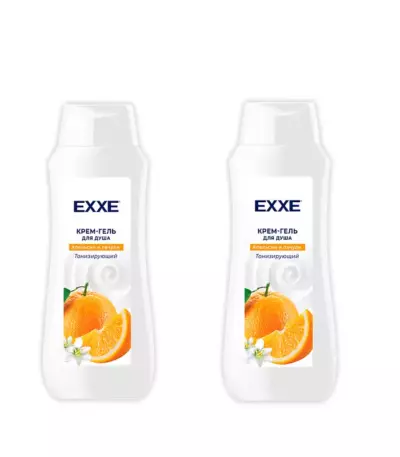 EXXE Крем-гель для душа Тонизирующий «Апельсин и пачули», 400 мл