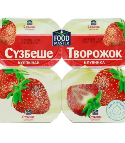 Творожок «Сузбеше» Клубника 4% 0,1кг(ФМ)