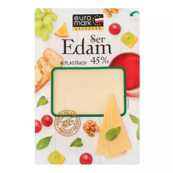 Сыр «Edam» м.д.ж. 45% фасованный ТМ «Chic»
