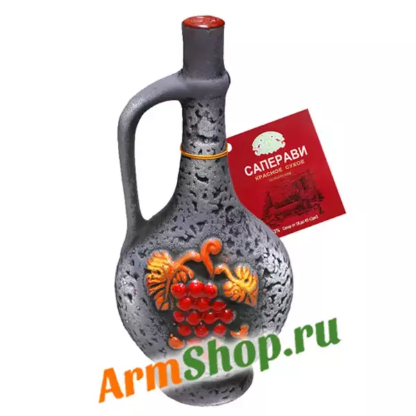 Саперави кр/сух Глина 0,75л $ Кувшин виноградник розовый