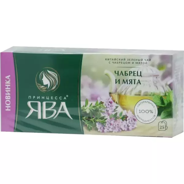 Чай Ява Чабрец и Мята зеленый (25пакет)