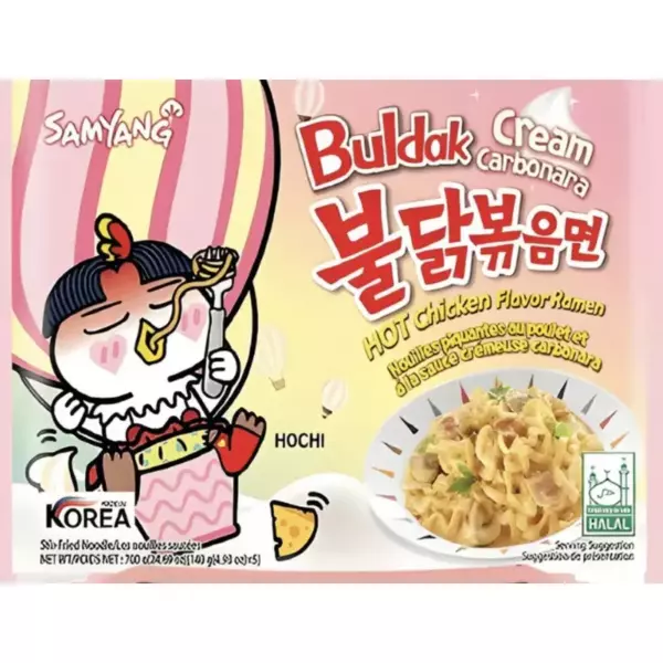 ЛБП RAMEN HOT CHICKEN CREAM CARBONARA 140гр