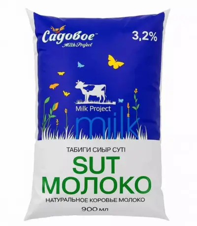 Молоко Садчиковское 3,2% 0,9л