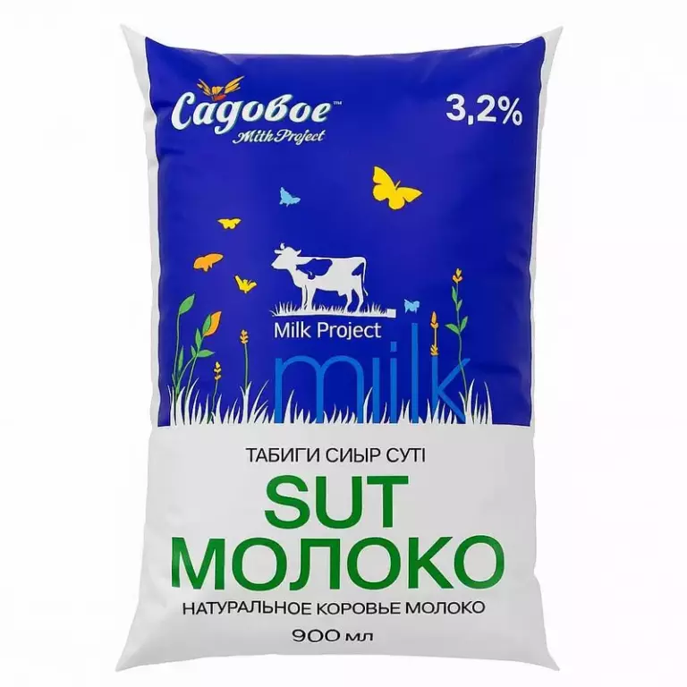 Молоко Садчиковское 3,2% 0,9л