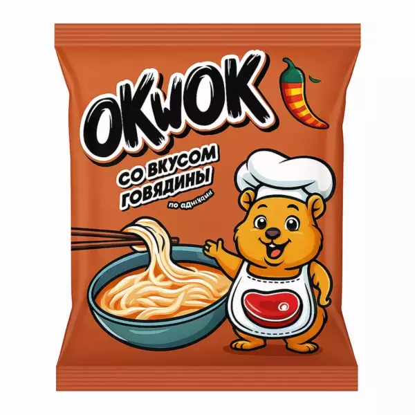 ЛБП OkWok говядина по-домашнему 90гр