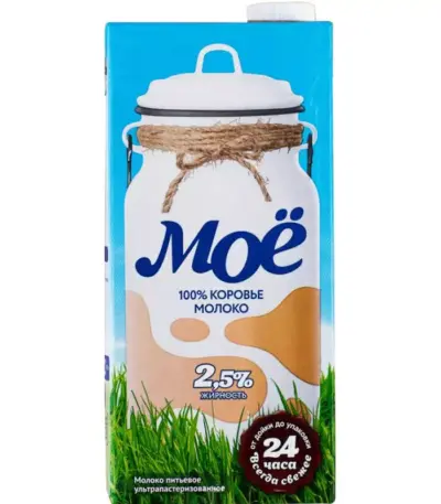 Молоко MOE 2,5% 0,95л