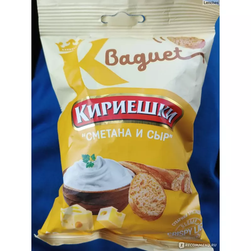 Сух.Кириешки Baguet 50г/32 сметана и сыр Сух.Кириешки Baguet 50г/32 сметана и сыр