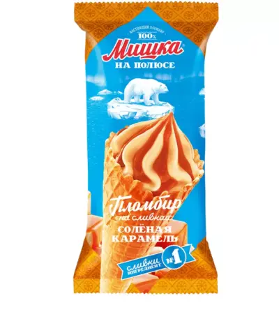 Мороженое Мишка на полюсе с напол.клубн.110гр