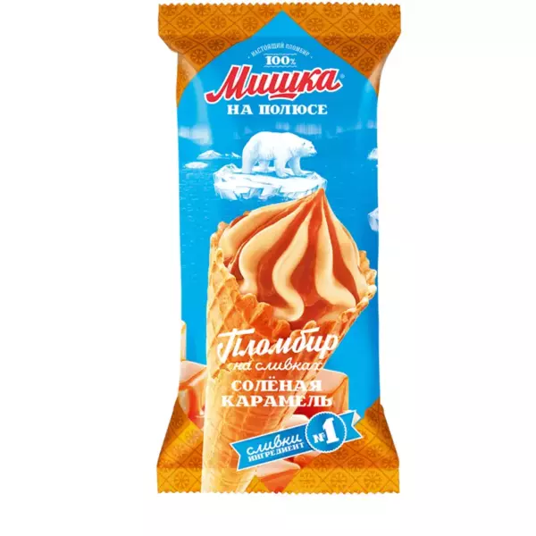 Мороженое Мишка на полюсе с напол.клубн.110гр