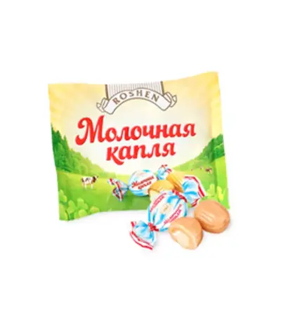 Конфеты Молочная капля 1кг/7пак