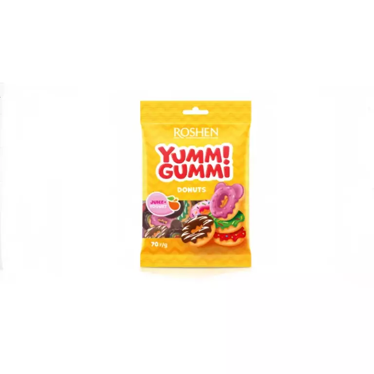 Конфеты желейные Yummi Gummi Donuts 70гр /22шт