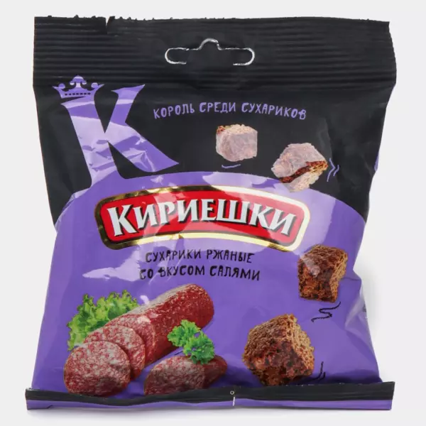 Сух.Кириешки ржан.40г/60 Салями