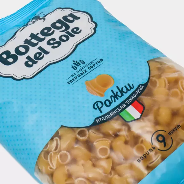 Макароны Bottega del Sole Рожки 400гр