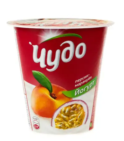 Йогурт «Чудо»Персик-Маракуйя»2,5% 115гр