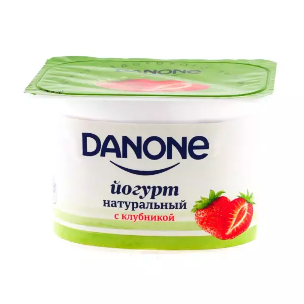 Йогурт пит.Данон Клубника 270гр