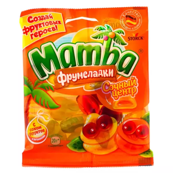 Мармелад жев.Мамба сочный центр 70гр