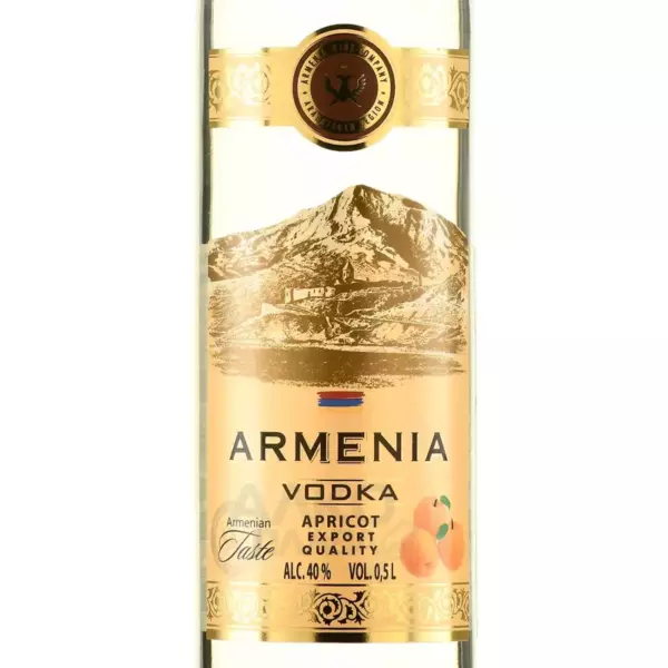 Водка «Букет Армении» абрикос 0,5л 40%