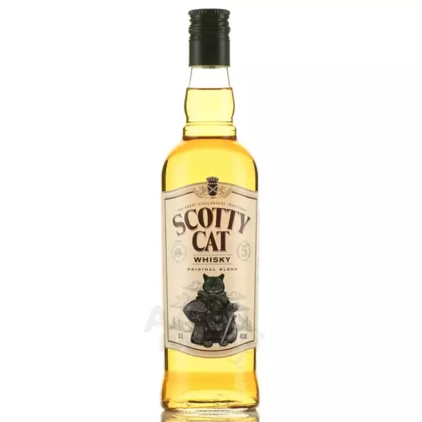 Виски «СКОТТИКЭТ»/«SCOTTYCAT» 5-и летней выдержки, 0,7 л