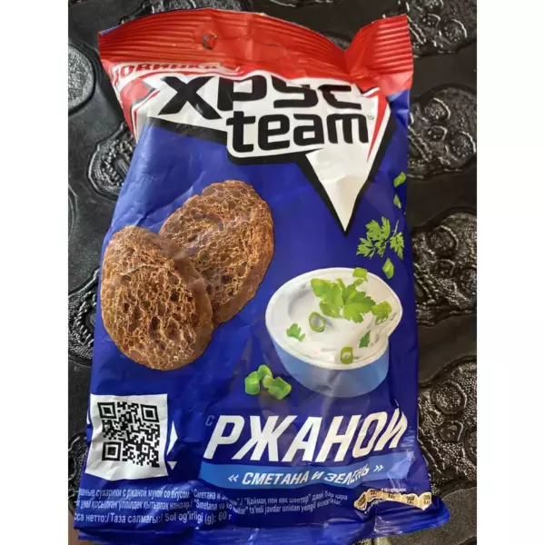 Сухарики «Хрусteam» Сметана 30гр