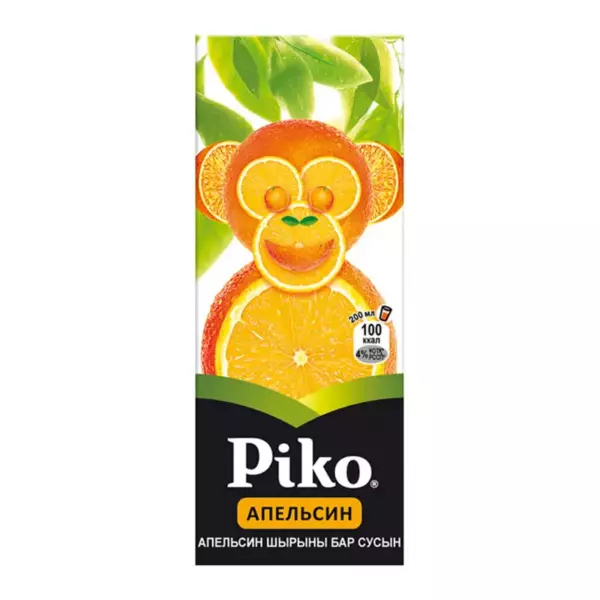 Piko Апельсин 1,00 X 10 тетра пак
