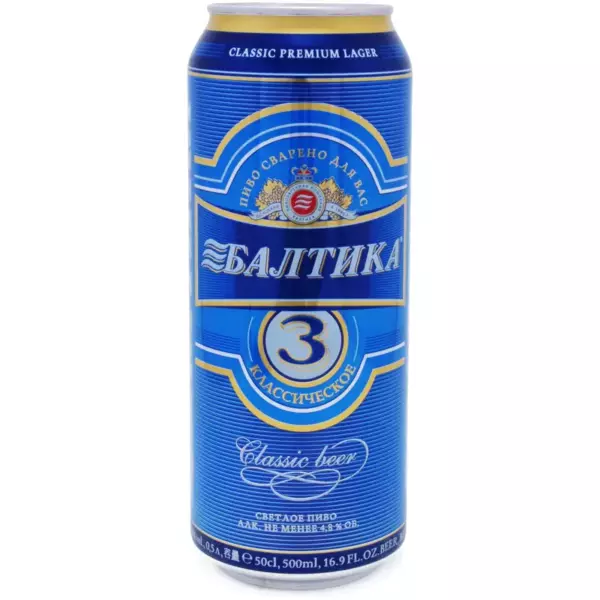 ПИВО БАЛТИКА №3 БАНКА 0,45 Л
