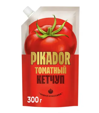 Кетчуп Pikador Томатный 300гр д/п(16)