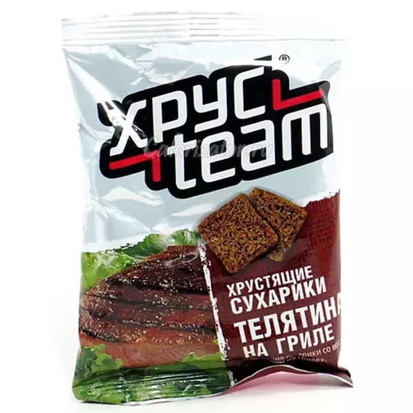 Сухарики «Хрусteam» Телятина 100гр