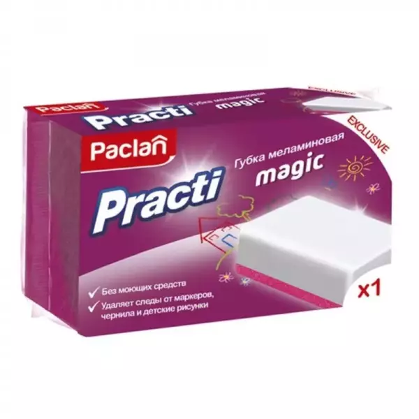 Paclan Practi губка меламиновая Magic, 1 шт,