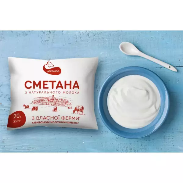 Сметана 20% 0.4кг