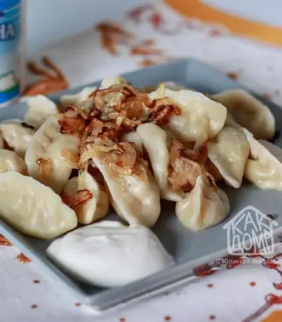 Вареники с картофелем Алмаз руч.лепка 1кг