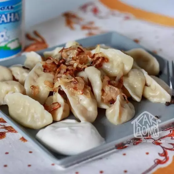 Вареники с картофелем Алмаз руч.лепка 1кг