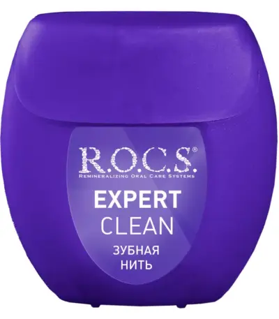 Зубная нить R.O.C.S. EXPERT CLEAN, 40 м