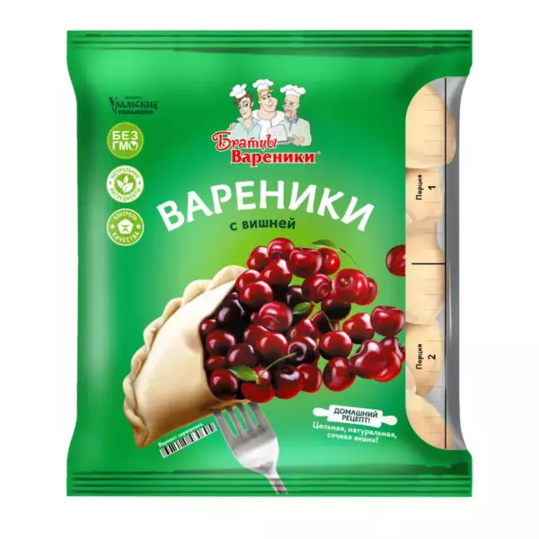 Вареники Братцы с вишней 350гр