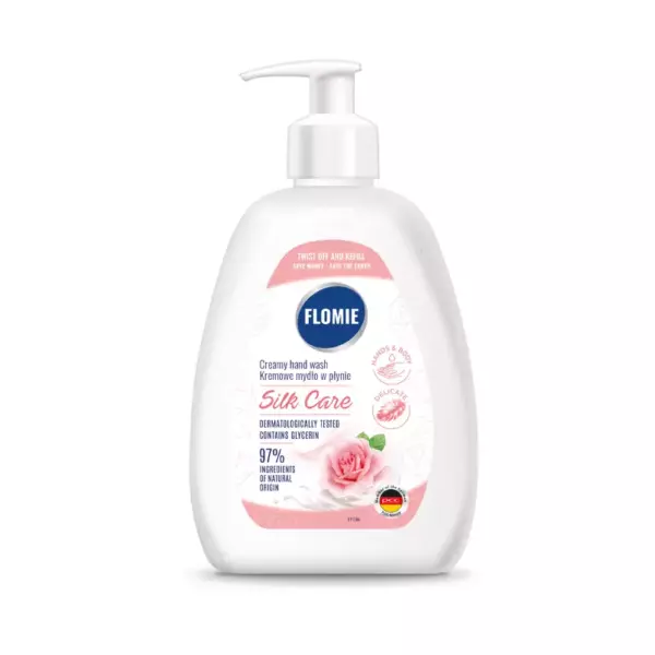 Жидкое крем- мыло Silk Care FLOMIE 500ml