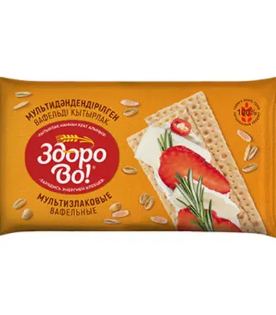 Хлебцы ваф.»Здорово»с кунжутом 75гр